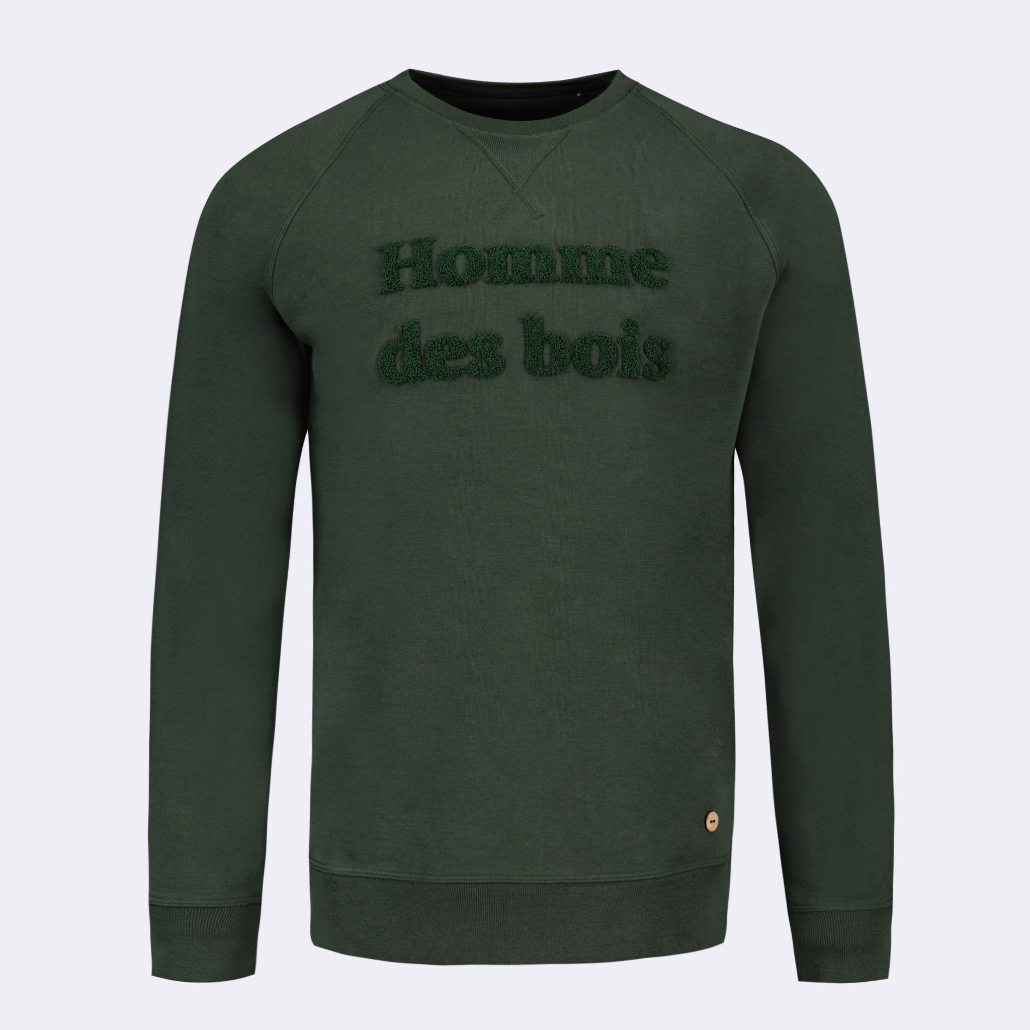 Sweat Shirt Homme des bois vert kaki Faguo