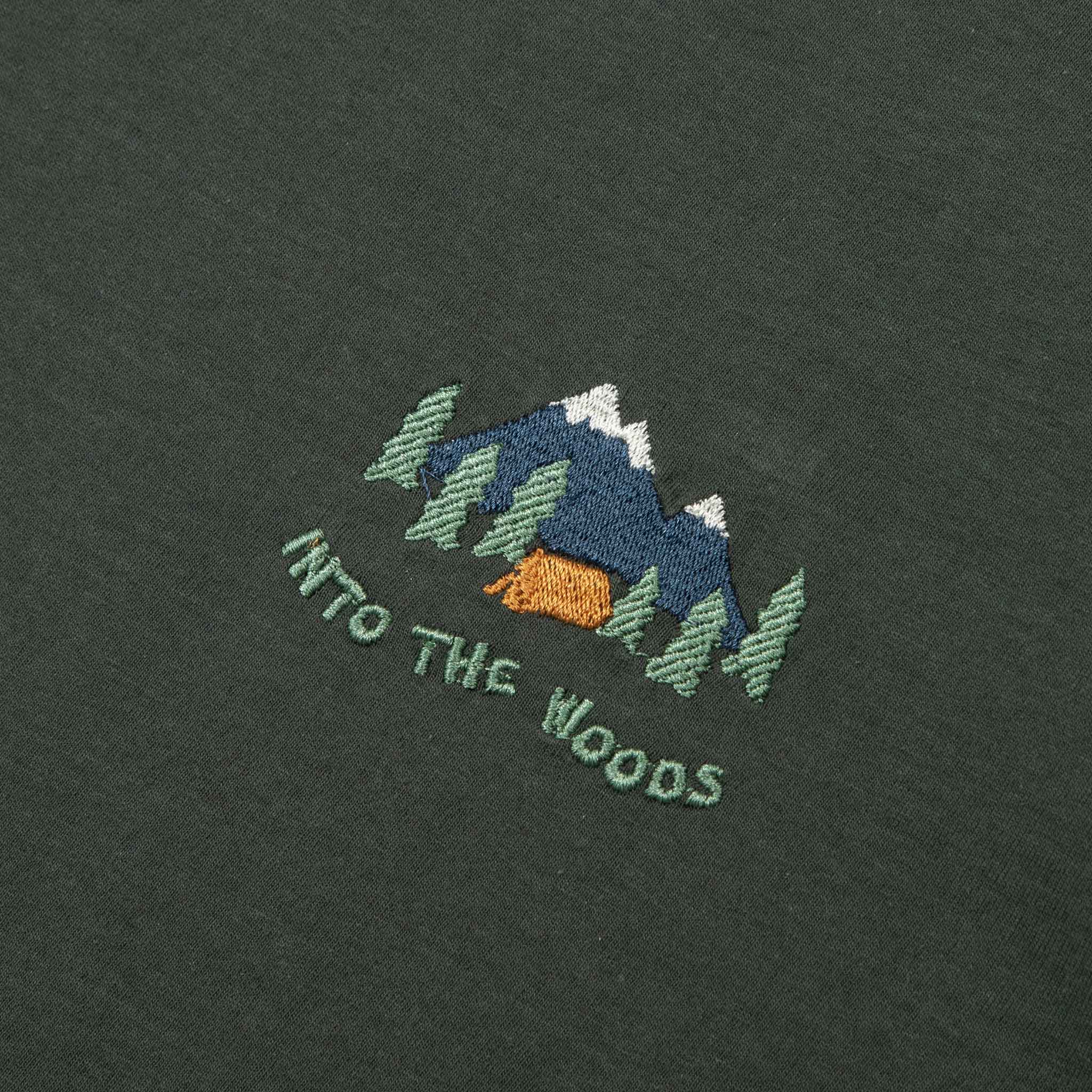 T-Shirt Into the Woods kaki faguo