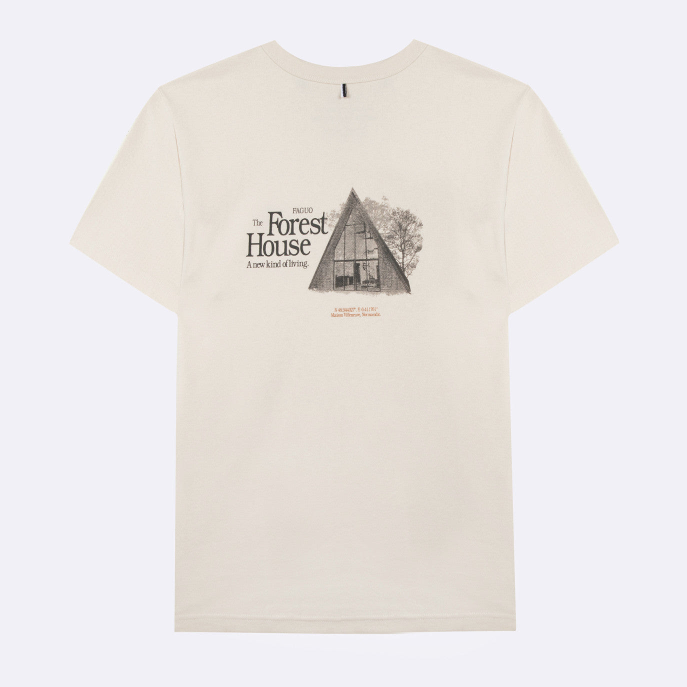 T-Shirt Lugny The Forest House écru faguo